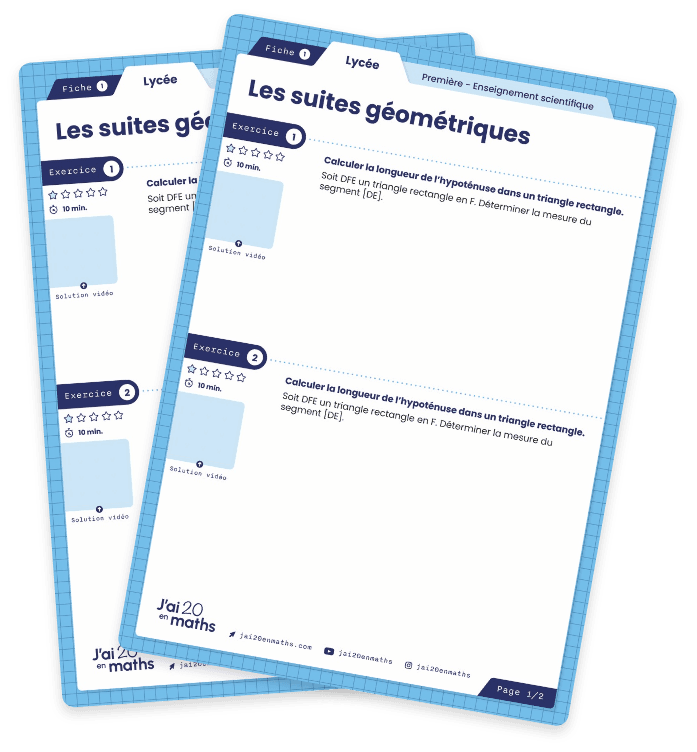 Adopte nos fiches pdf
